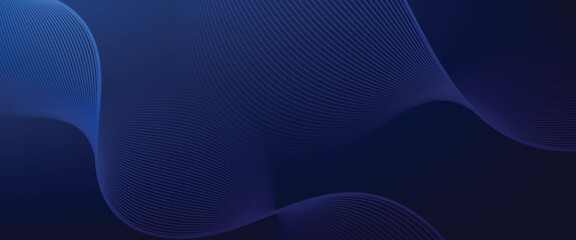Premium background design with diagonal dark blue line pattern. abstract dark blue background. wavy lines background. eps 10