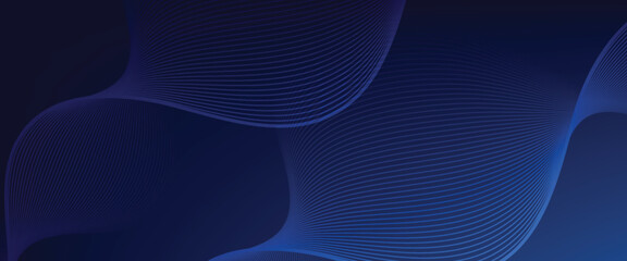 Premium background design with diagonal dark blue line pattern. abstract dark blue background. wavy lines background. eps 10
