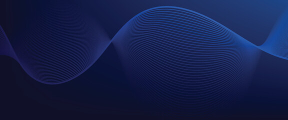 Premium background design with diagonal dark blue line pattern. abstract dark blue background. wavy lines background. eps 10