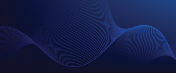 Premium background design with diagonal dark blue line pattern. abstract dark blue background. wavy lines background. eps 10