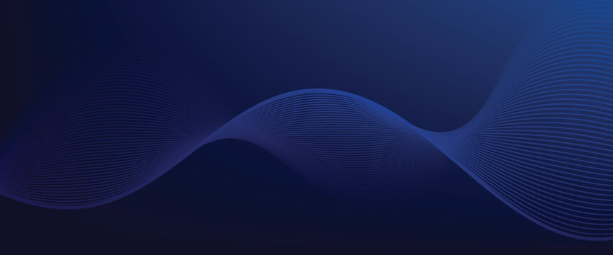 Premium background design with diagonal dark blue line pattern. abstract dark blue background. wavy lines background. eps 10