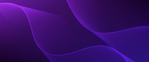 purple abstract background with luxury elements. abstract wavy lines background. vector illustration