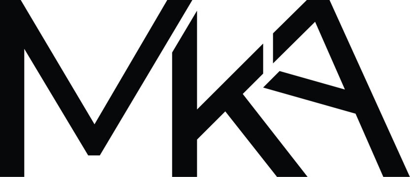 Letter MKA minimalist logo