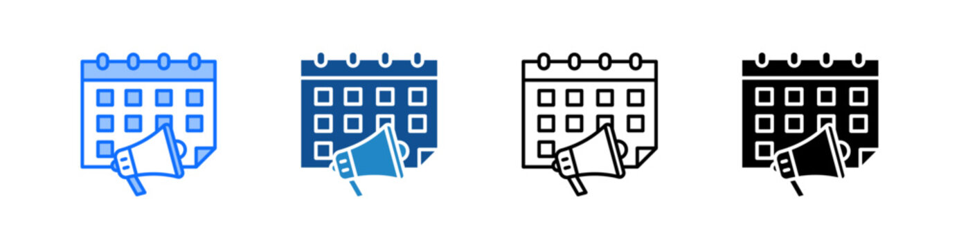 Event Marketing Multiple Style Icon Set 