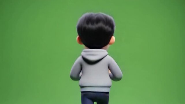 Cartoon programmer with glasses and arms crossed on green background