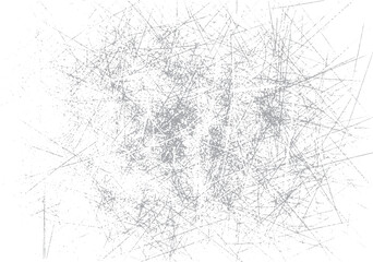 Fototapeta premium Abstract chaotic lines and scribbles forming a complex pattern.