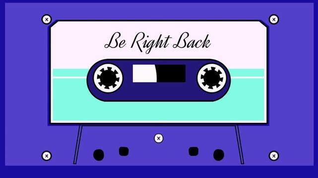 Cassette Tape - Starting Soon/BRB/Ending Screen (Loop Animation)