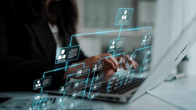 Corporate org chart and team structure show hierarchy, team, and structure for clear organization, management, and operational planning Marrow