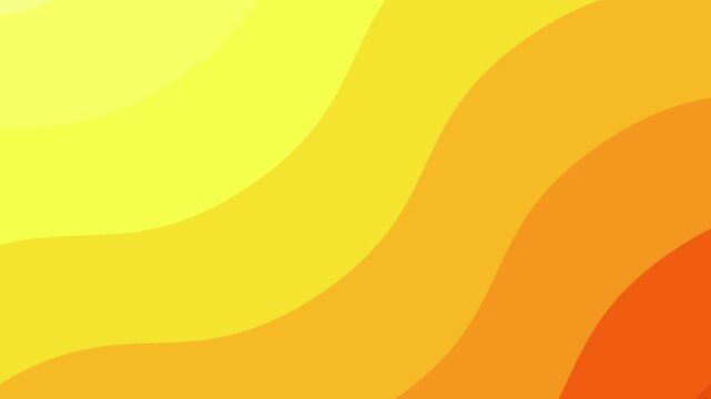 Vibrant Wavy Gradient Background in Warm Orange and Yellow