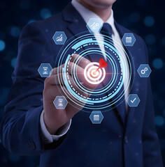 Man using VPN on Smartphone for Secure Internet Connection and Data Protection