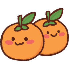 illustration of an orange