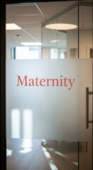 Modern Maternity Suite Entrance: A Welcoming Space for Expectant Mothers and Families