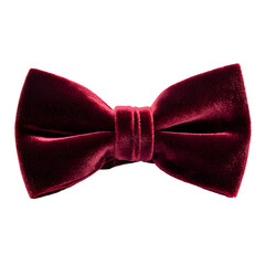 Elegant Burgundy Velvet Bow Tie with Plush Text for Stylish Attire and Fashion Accessories