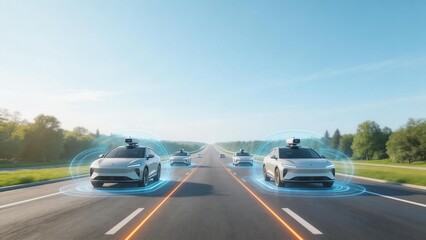 Selfdriving cars on highway