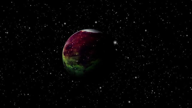 Orbiting Planets of the Solar System in Outer Space