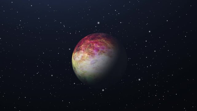 Orbiting Planets of the Solar System in Outer Space
