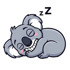 cute cartoon character koala vector for kids
