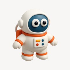Cute cartoon astronaut character