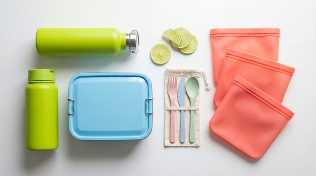 Sustainable Lunch Kit Flat Lay