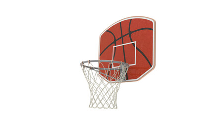 Basketball hoop and net with backboard © khairunnisa