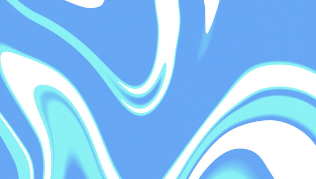 Abstract wave design blue gradient background seamless pattern fluid art modern texture