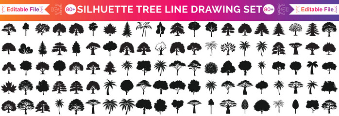 A series of trees with a black and white background with a quote from the book by john Lewis © Ragena