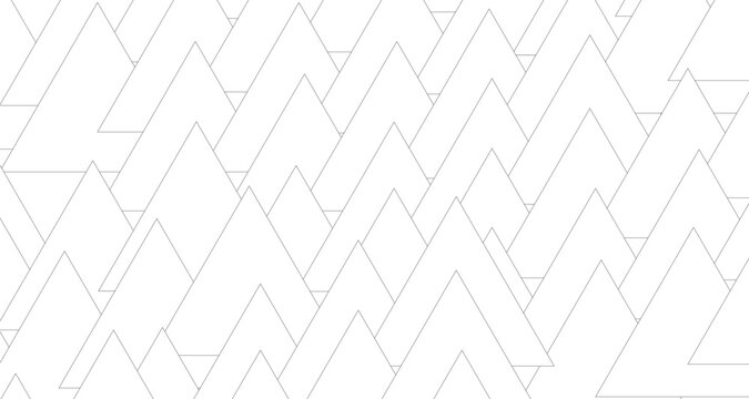 Abstract geometric mountain range pattern with clean lines and minimalist design