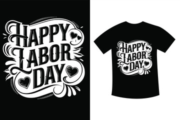 Celebrate with these festive happy labor day themed t-shirt designs