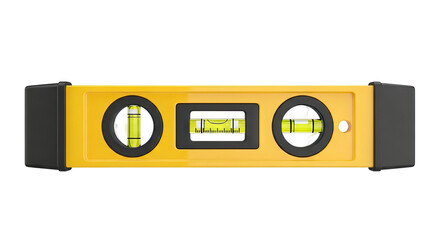 Yellow Spirit Level with Three Vials