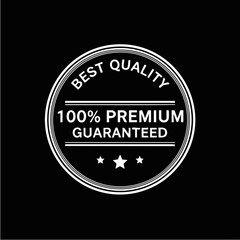 Obraz premium Premium Quality Guaranteed Seal Emblem.