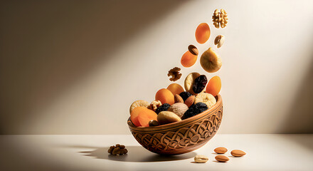 Premium Dried Fruits and Nuts Branding Poster