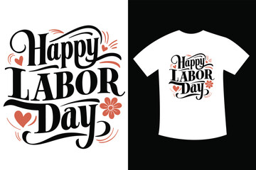 Celebrate with these festive happy labor day themed t-shirt designs