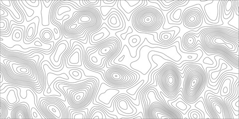 Abstract background with topographic map white background. The stylized height of the topographic map contour in black lines. gradient multicolor wave curve lines banner background design. © Art by Musa