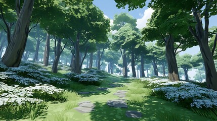 Nature-inspired visual concepts exploring seasons, sustainability, eco lifestyle, and mindfulness through immersive perspectives and diverse artistic styles.