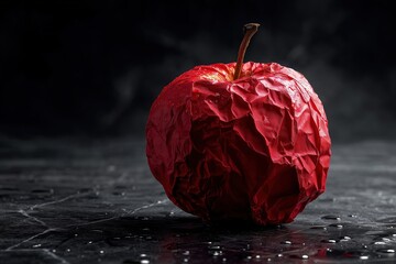 Paper Apple Sculpture