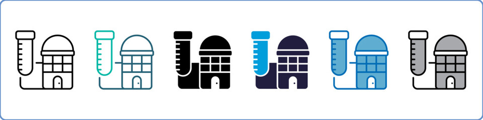 Observatory Single Icon Set Multistyle