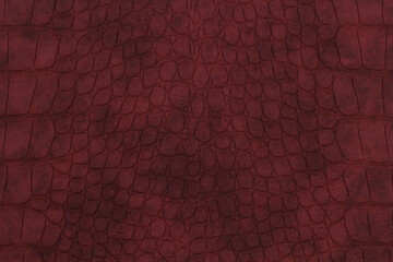 Leather colored top view, folds. gray suede.