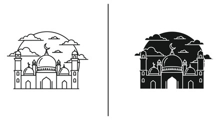 Architectural Illustration of Building Facade © PikseaArt