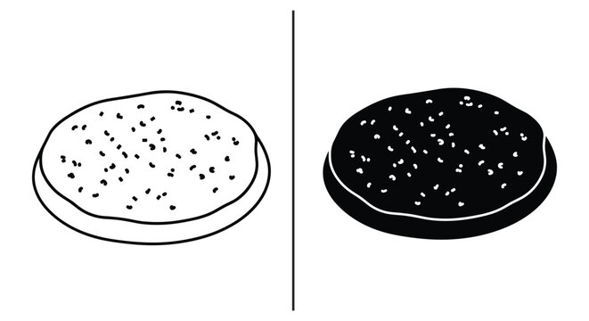 Oreo cookies side by side illustration