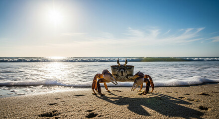 crab on the beach