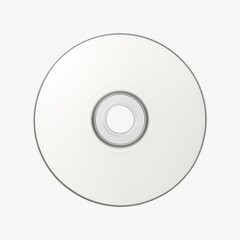 Blank disc isolated image