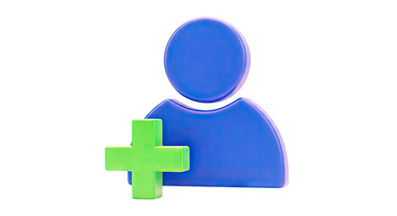 Obraz premium Add User Icon