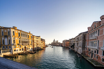 Fototapeta premium Venetian Grand Canal in winter