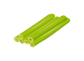 ふきのベクターイラスト｜春の山菜・和食素材（Butterbur Stem Vector Illustration） © Studio Trinity