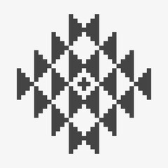 Arabic traditional pattern element. Saudi folk symbol © Tatiana