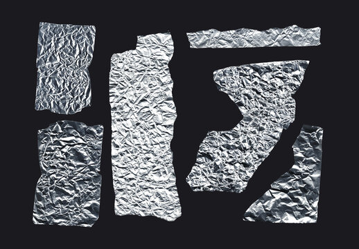 Ripped Aluminum Foil