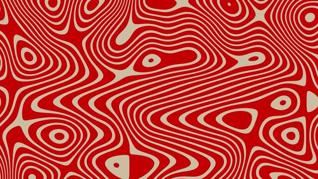 Red geo map loopable animation
