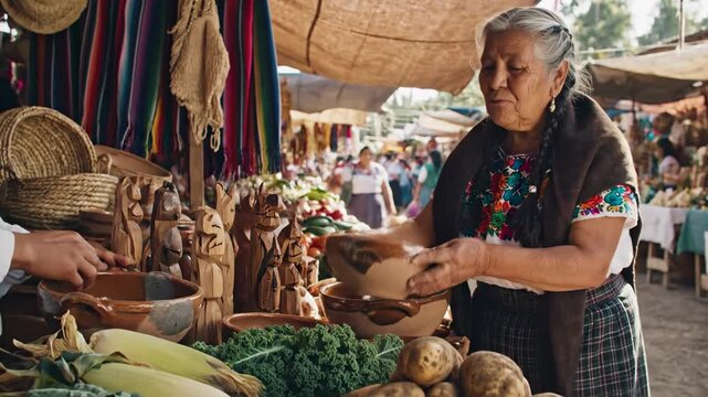 Experience an Authentic Traditional Market: Fresh Produce & Artisan Crafts