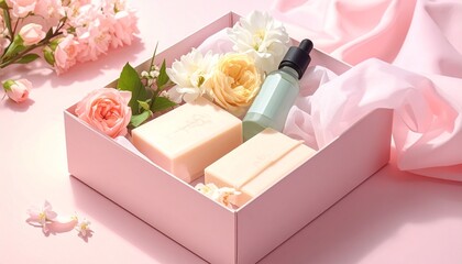 Muttertags-Beauty-Set in Pastell