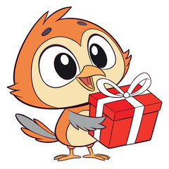Fototapeta premium gift bird